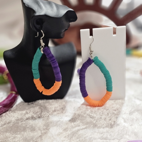 Heide bead loop earing - Picture 9 of 13